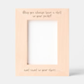 Beach Sprichwort Geätzte Rahmen (Vorderseite)