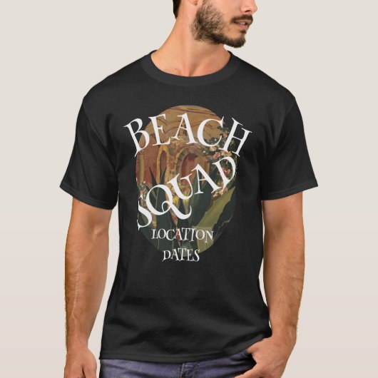BEACH SQUAD 2035 2036 2037 2038 2039 2040 2041 T-Shirt (Vorderseite)