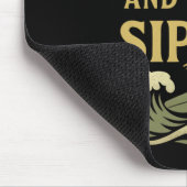 Beach Squad Surf And Sip Retro Surfen Tail Graphi Mousepad (Ecke)