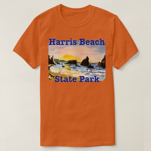 Beach Staat Park Oregon T-Shirt (Design vorne)