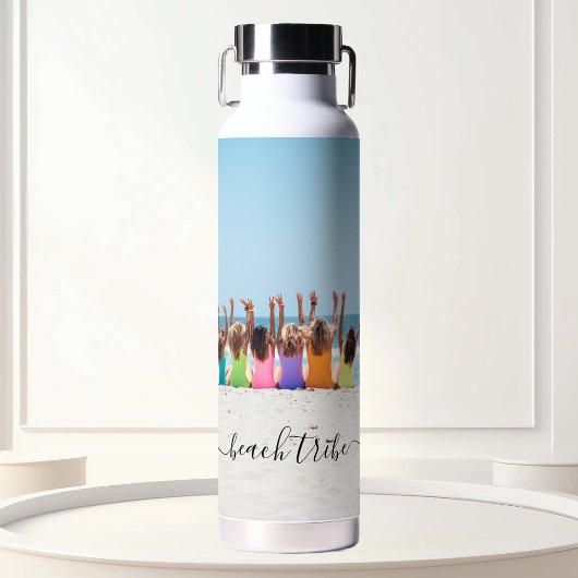 Beach Stamm Friends Vacation Bachelorette Foto Trinkflasche