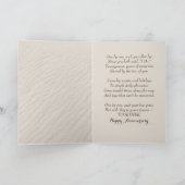 Beach Starfish 27. Jubiläum Karte (Innenseite)