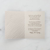 Beach Starfish 2. Jubiläum Karte (Innenseite)