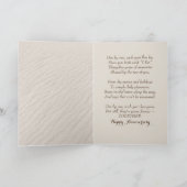 Beach Starfish 35. Jubiläum Karte (Innenseite)