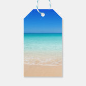 Beach Starfish Danke Gastgeschenk Hochzeit Geschenkanhänger (Rückseite)