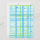 Beach Starfish Octopus Seepferd Boy Babydusche Einladung (Rückseite)