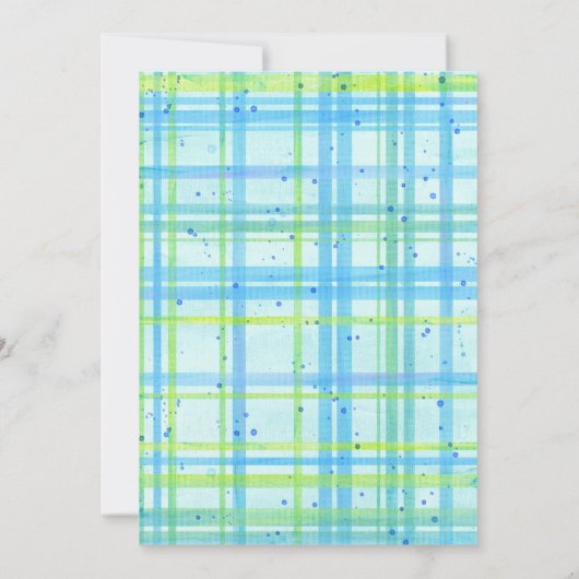 Beach Starfish Octopus Seepferd Boy Babydusche Einladung (Rückseite)