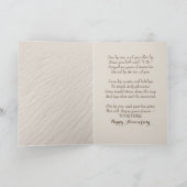 Beach Starfish zum 63. Jubiläum Karte (Innenseite)