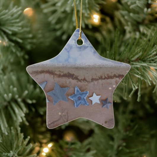 Beach Stars Keramik Ornament (Baum)
