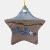 Beach Stars Keramik Ornament (Vorne)