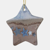 Beach Stars Keramik Ornament (Links)