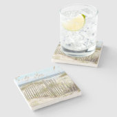 Beach Stone Untersetzer (Seitenansicht)