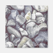 Beach Stones Magnet (Vorne)