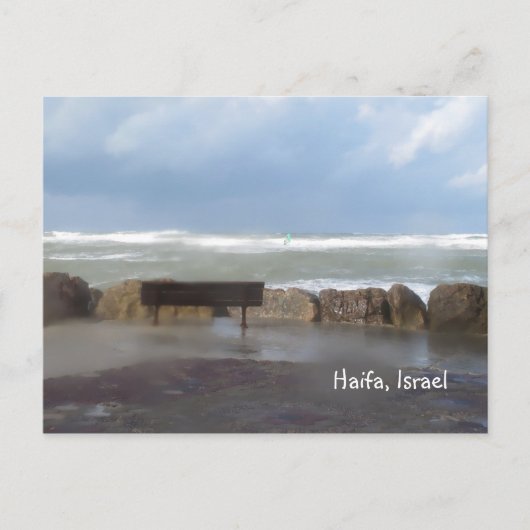 Beach Storm Postcard Postkarte (Vorderseite)