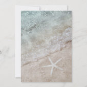 Beach String Lights Junggeselinnen-Abschied Einladung (Rückseite)