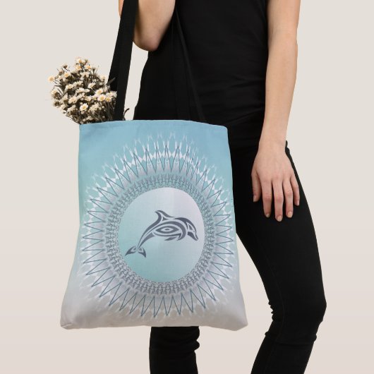 Beach Style Dolphin Mandala Tasche (Von Nahem)