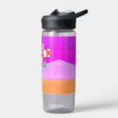 Beach Style Retro Vacay Mode  Trinkflasche (Links)