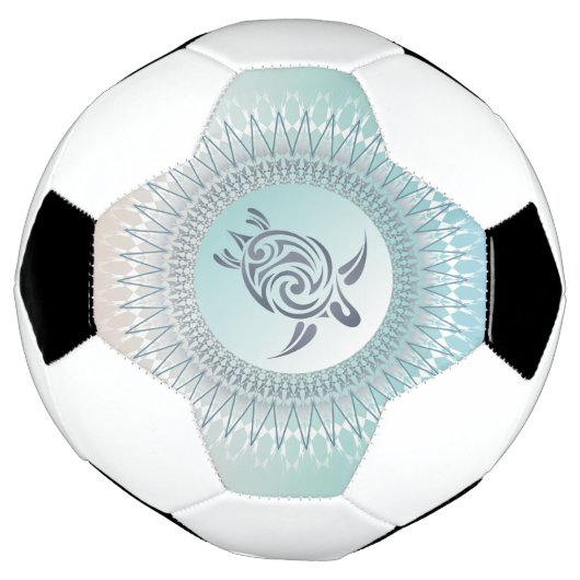 Beach Style Turtle und Mandala Fußball (Gedreht)