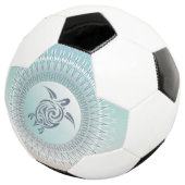 Beach Style Turtle und Mandala Fußball (Dreiviertel)