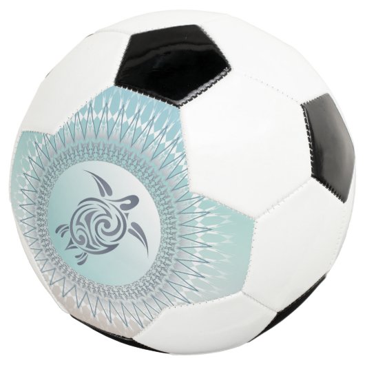 Beach Style Turtle und Mandala Fußball (Dreiviertel)