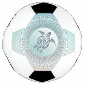 Beach Style Turtle und Mandala Fußball (Vorderseite)
