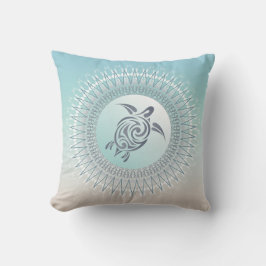 Beach Style Turtle und Mandala Moderne Küste Kissen