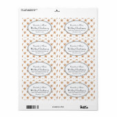 Beach Sugar Starfish Perle 2H Weinflaschen Etikett (Vorne)