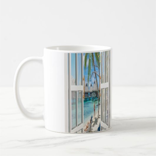 Beach Summer Café Kaffeetasse (Links)