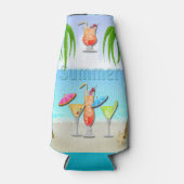 Beach Summer Cocktails Flasche Cooler Flaschenkühler (Vorderseite)