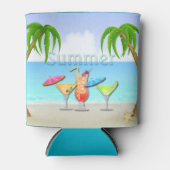 Beach Summer Cocktails können kühlen Dosenkühler (Vorderseite)