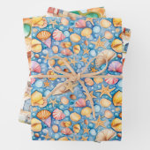 Beach Summer Packpapier Geschenkpapier Set (Beispiel)