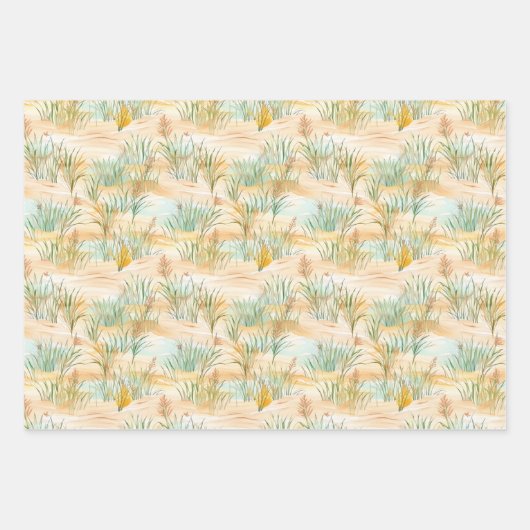 Beach Summer Packpapier Geschenkpapier Set (Vorderseite 2)