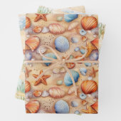 Beach Summer Packpapier Geschenkpapier Set (Beispiel)