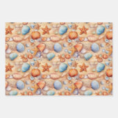 Beach Summer Packpapier Geschenkpapier Set (Vorderseite)