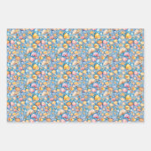 Beach Summer Packpapier Geschenkpapier Set (Vorderseite 3)