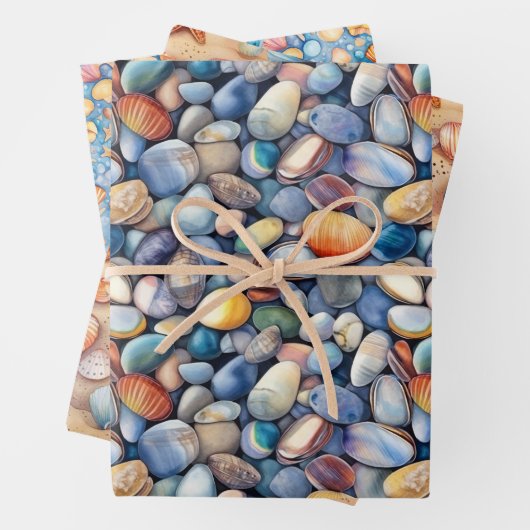 Beach Summer Packpapier Geschenkpapier Set (Beispiel)