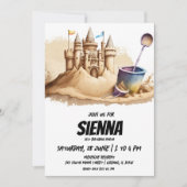 Beach Summer Party Einladung (Vorderseite)