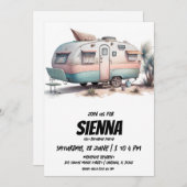 Beach Summer Party Einladung (Vorne/Hinten)