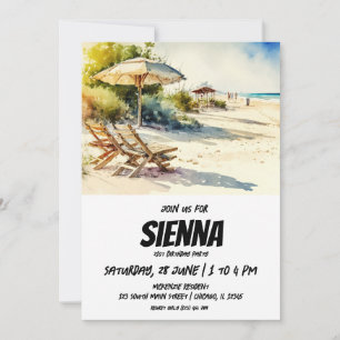 Beach Summer Party Einladung