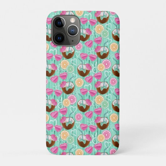 Beach Summer Pattern Case-Mate iPhone Hülle (Rückseite)