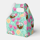 Beach Summer Pattern Geschenkschachtel (Rückseite)