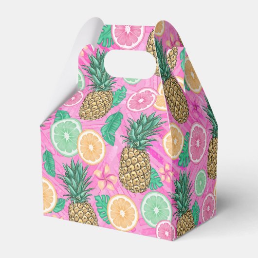 Beach Summer Pattern Geschenkschachtel (Rückseite)