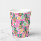 Beach Summer Pattern  Pappbecher (Links)