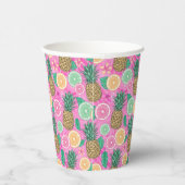 Beach Summer Pattern Pappbecher (Rechts)