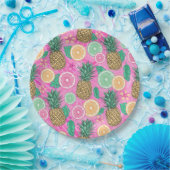 Beach Summer Pattern  Pappteller (Party)
