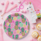 Beach Summer Pattern  Pappteller (Party)