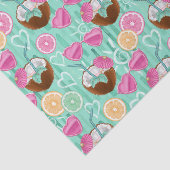 Beach Summer Pattern  Seidenpapier (Ausschnitt)