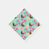 Beach Summer Pattern Serviette (Ecke)