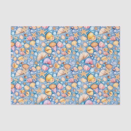 Beach Summer Tissue Paper Seidenpapier (Vorderseite)