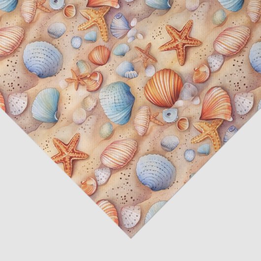 Beach Summer Tissue Paper Seidenpapier (Ausschnitt)